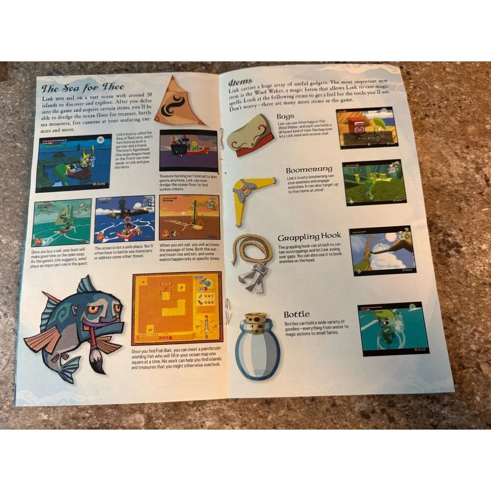 The Legend Of Zelda Master Quest Strategy Game Cube Wind Waker Guide Promo 2003